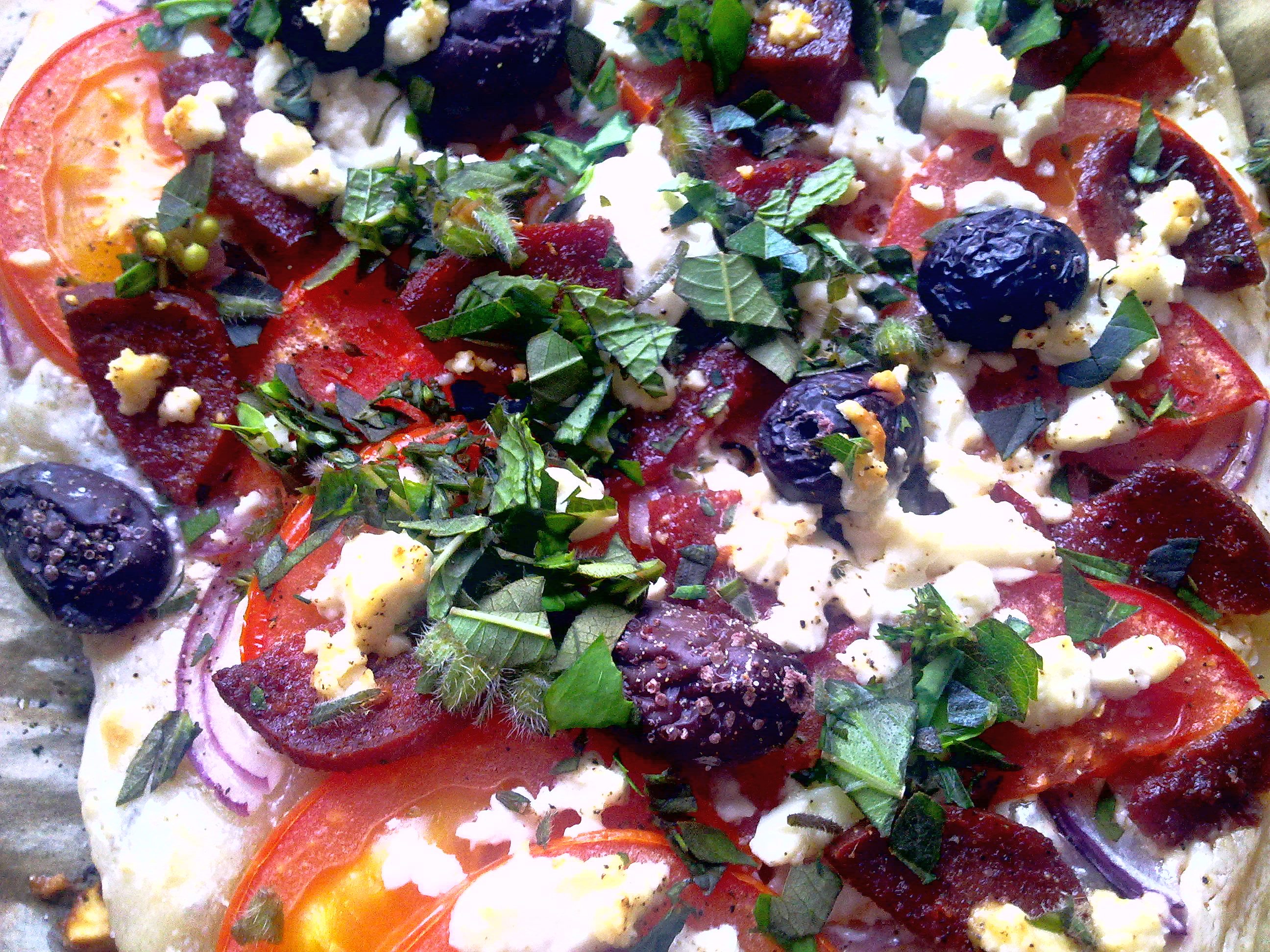 flammkuchen mit tomaten