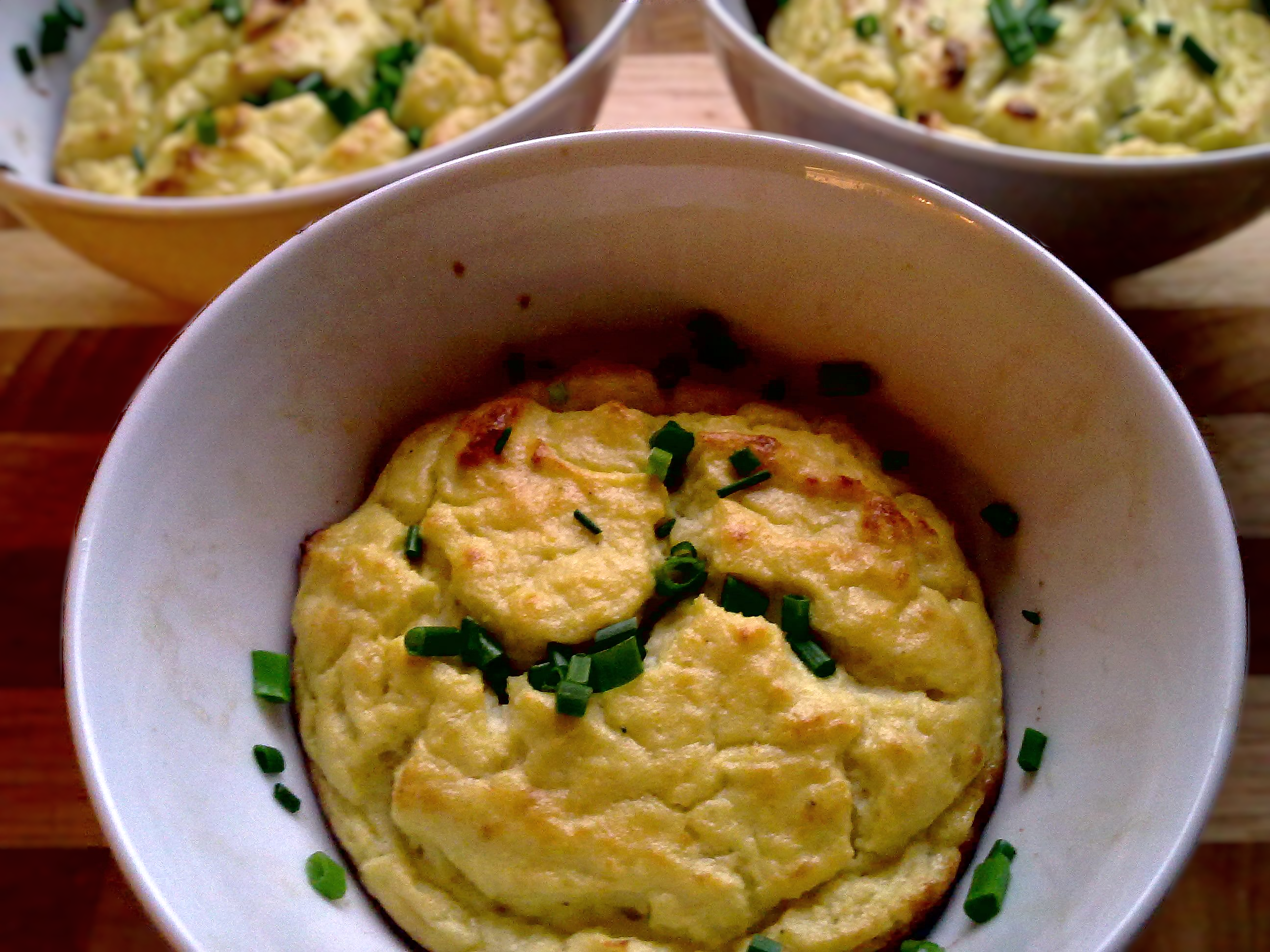 souffle mit blumenkohl