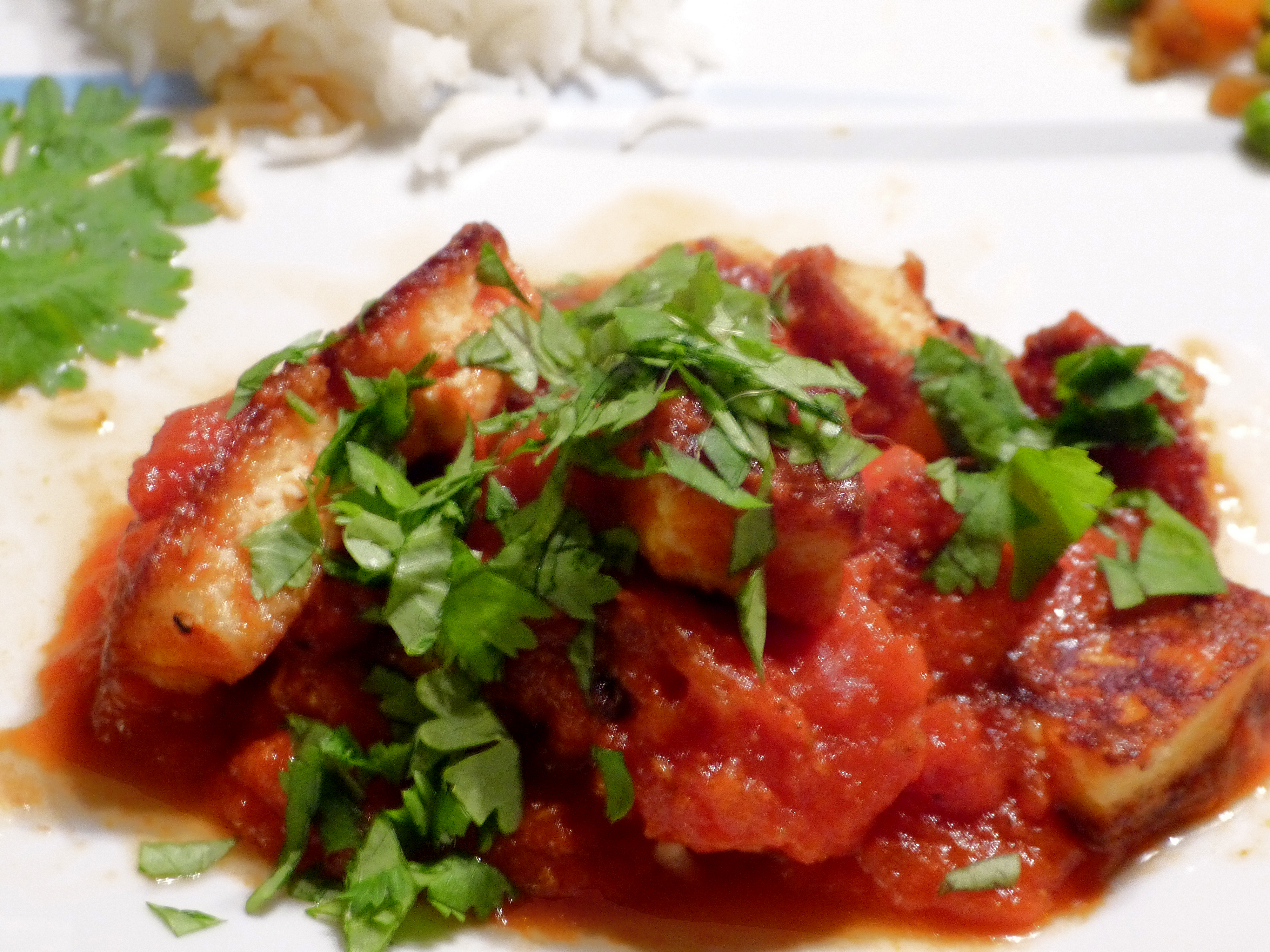 paneer in tomate