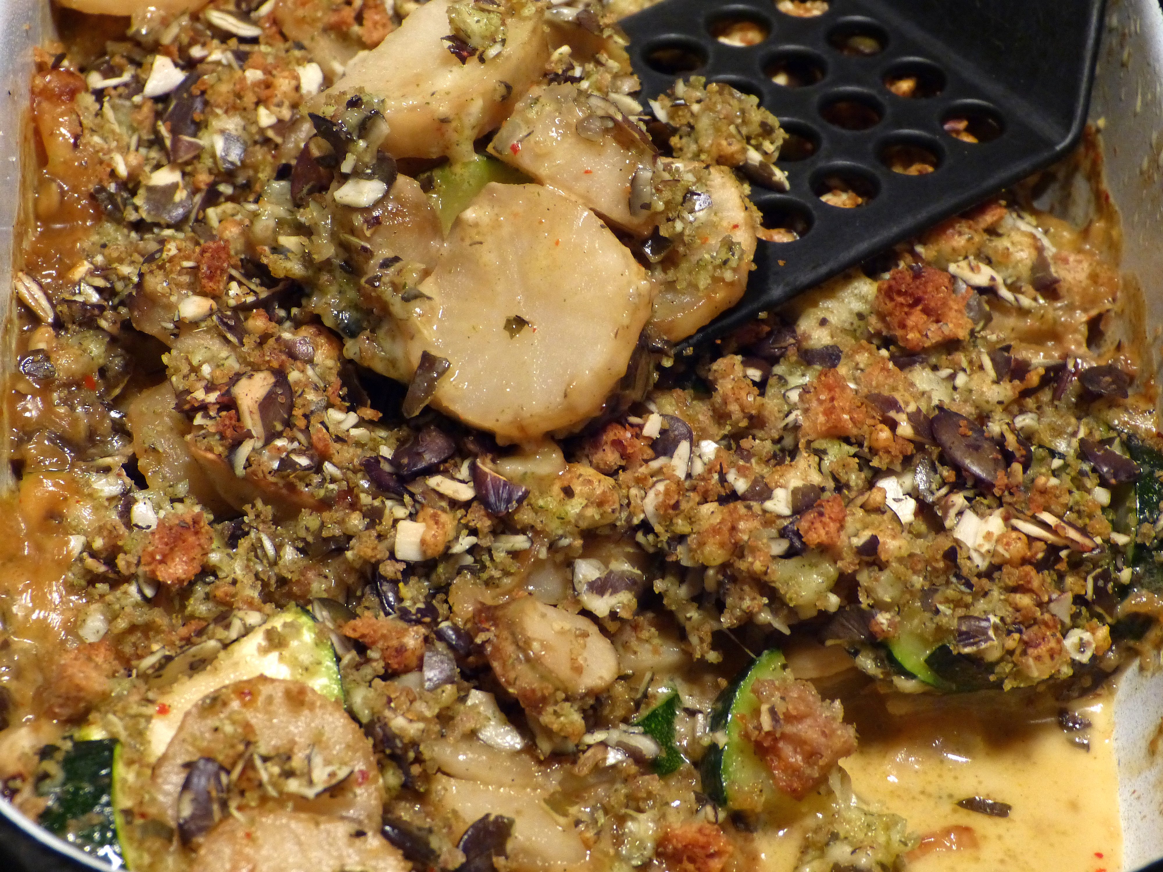 gratin mit topinambur