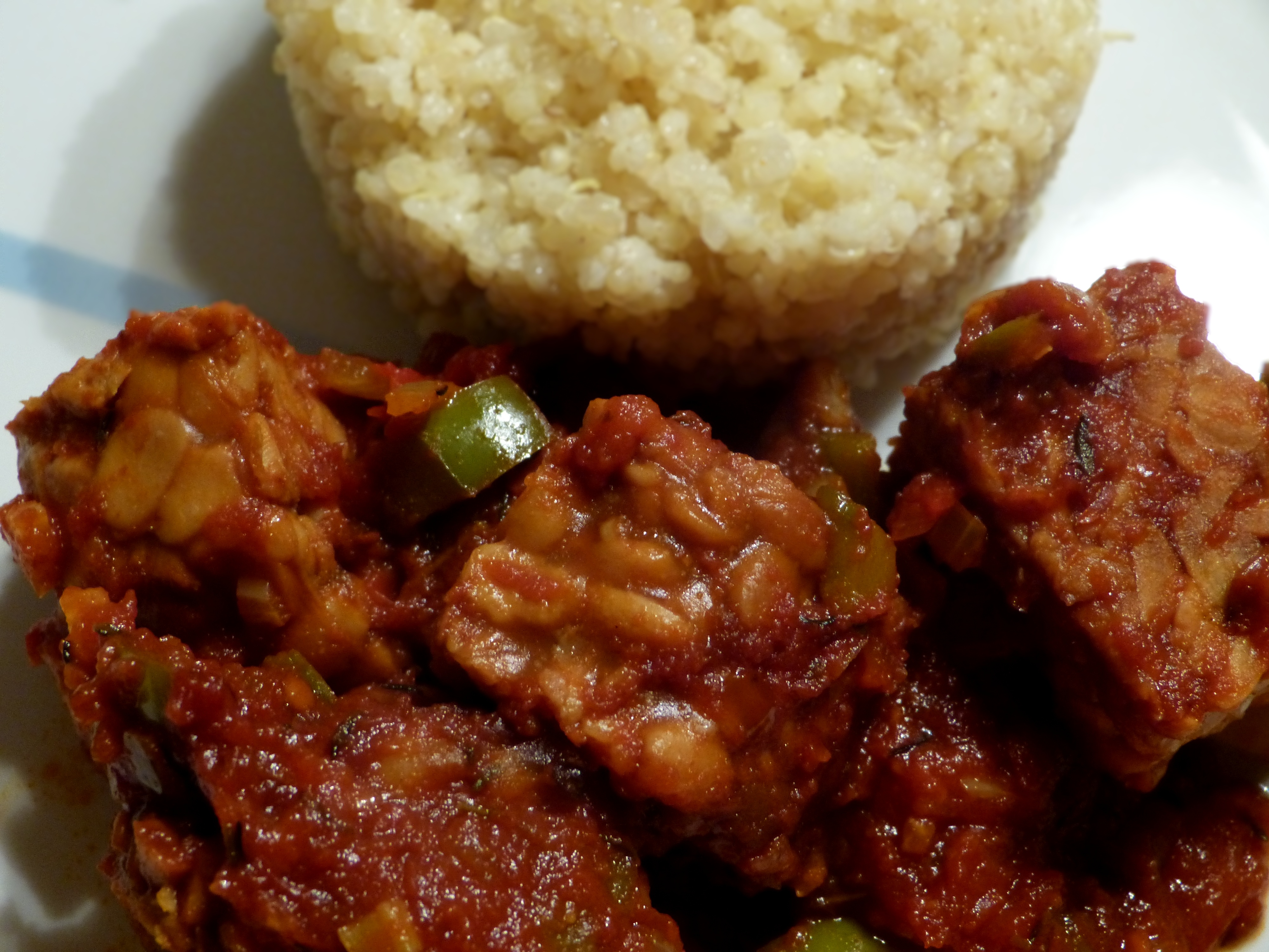 tempeh in creolischer sauce