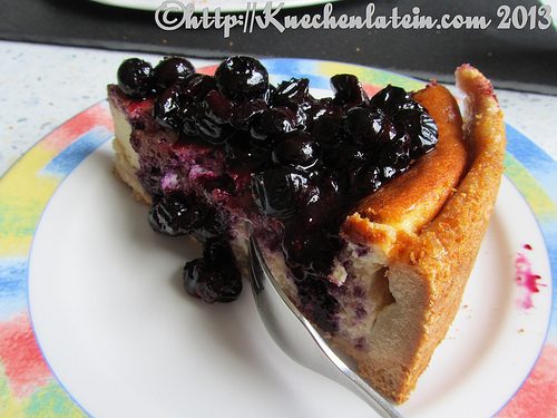 blaubeer-käsekuchen