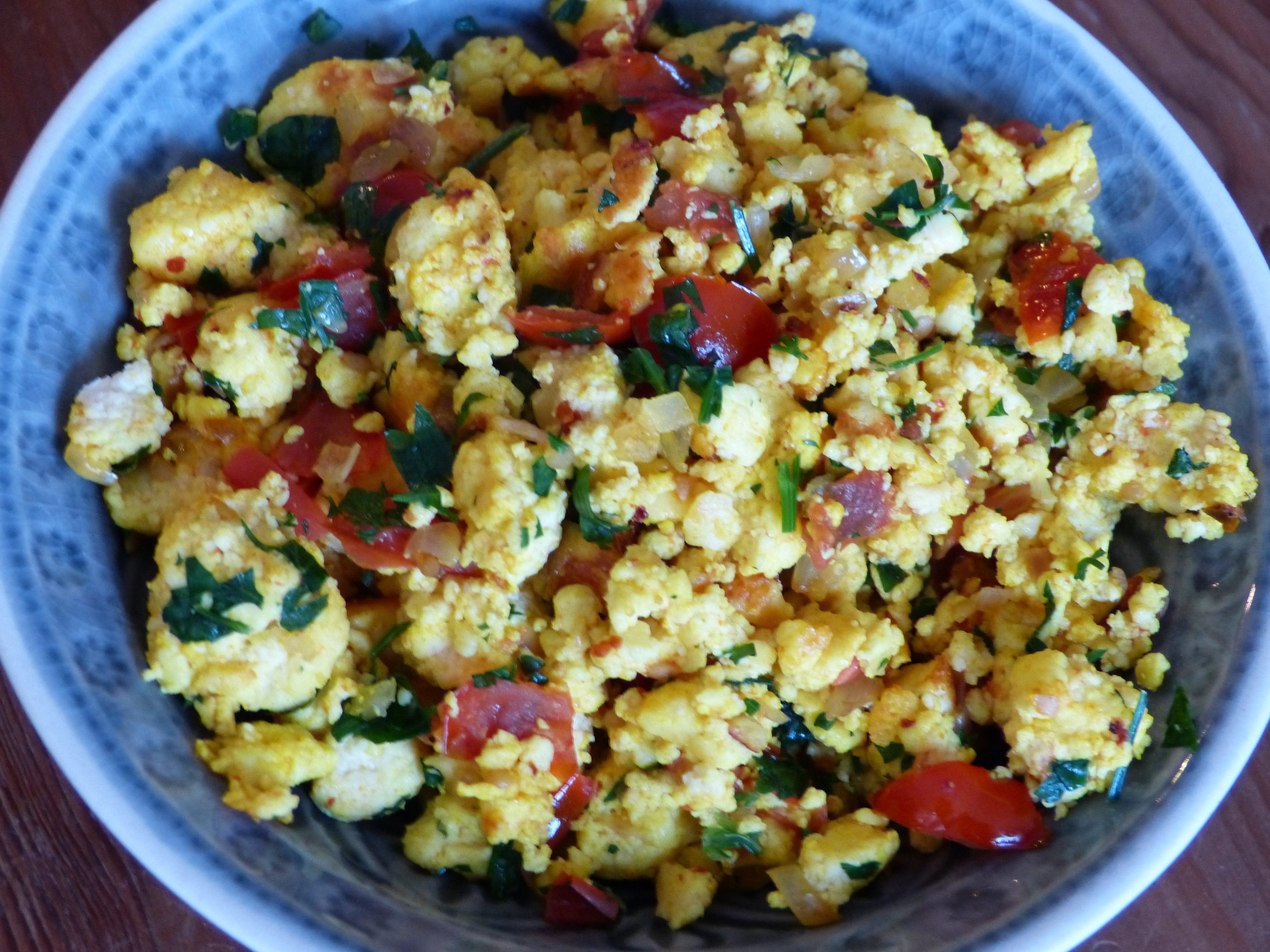 paneer-rührei