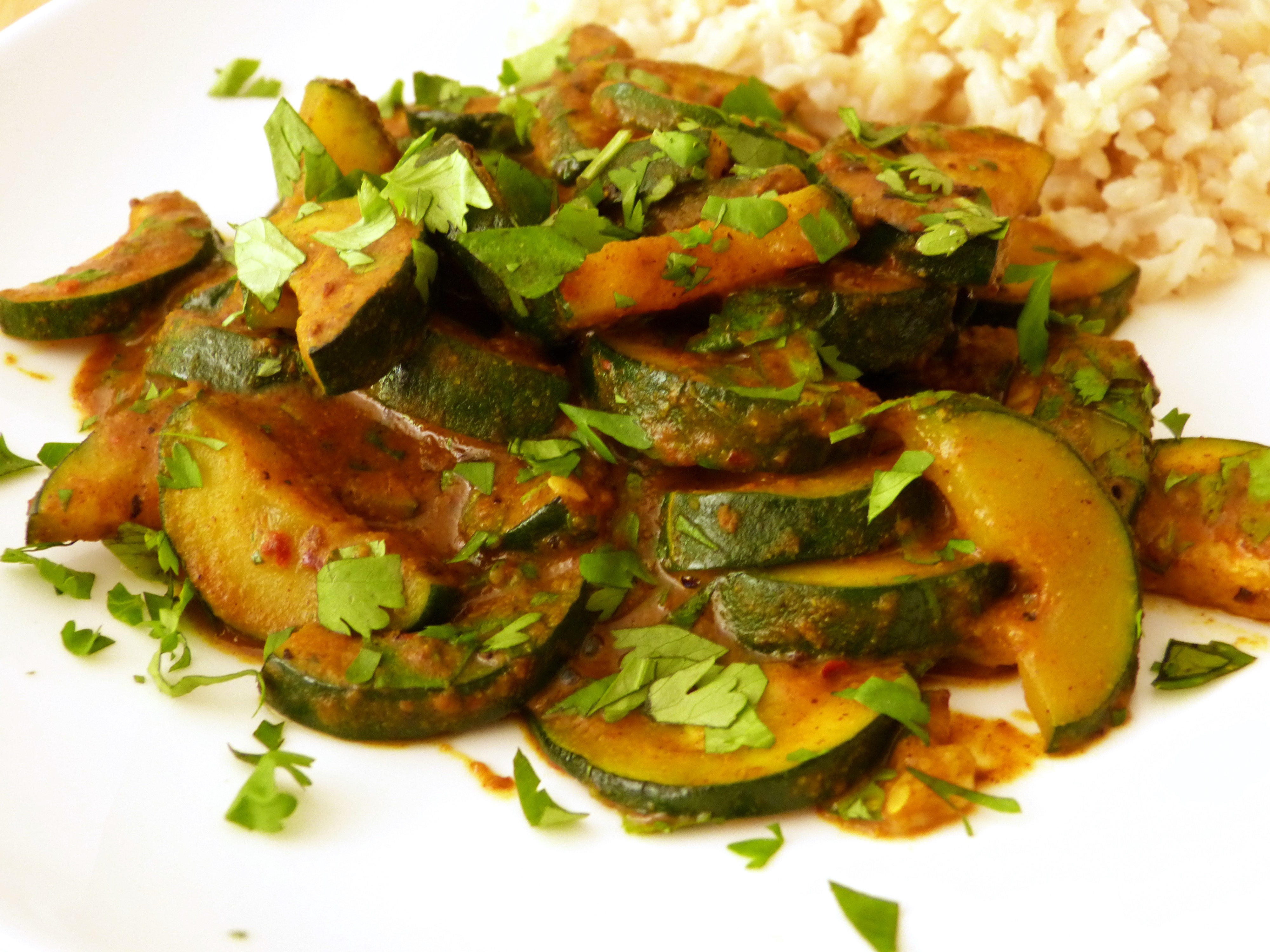 würzige zucchini
