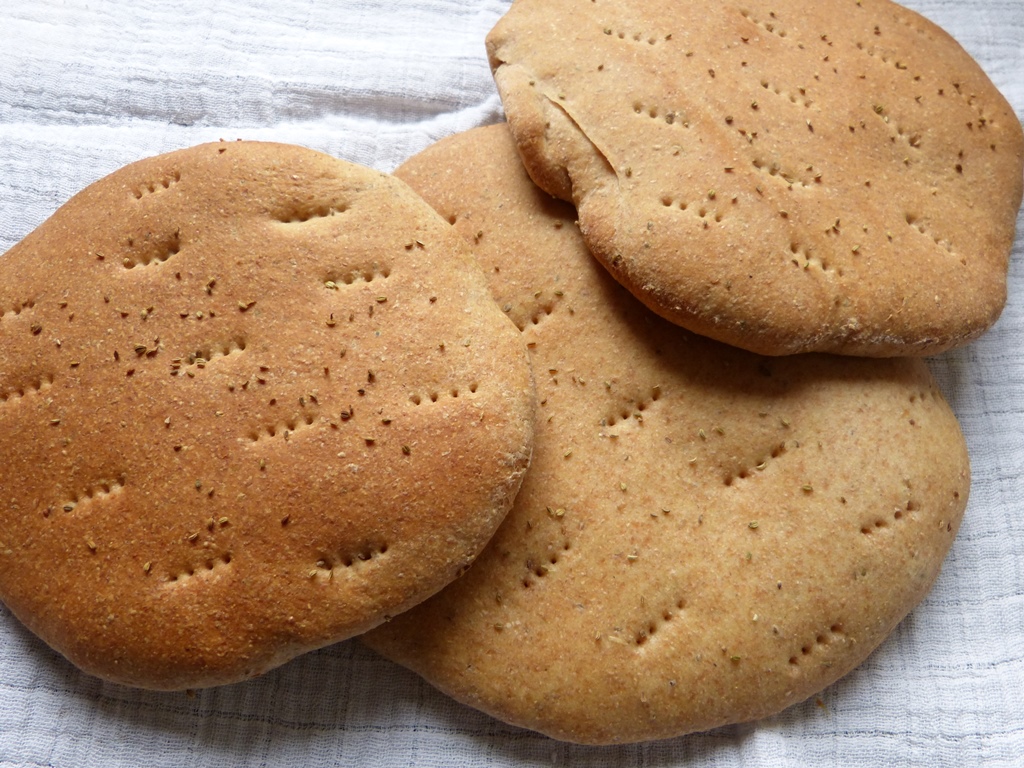 dinkelfladen mit ajowan