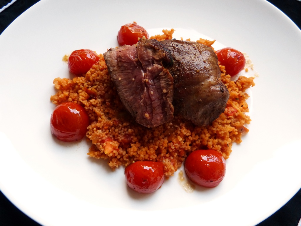 lamm, tomatencouscous