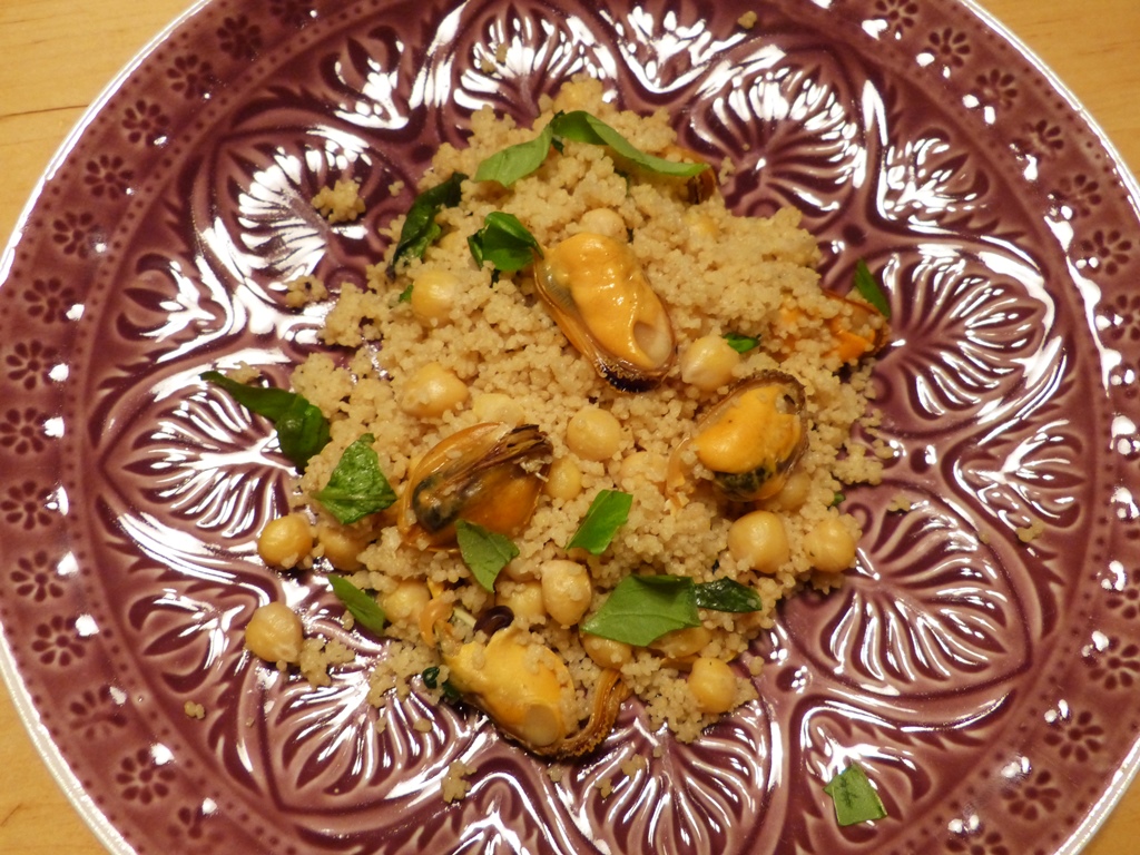 couscous mit miesmuscheln