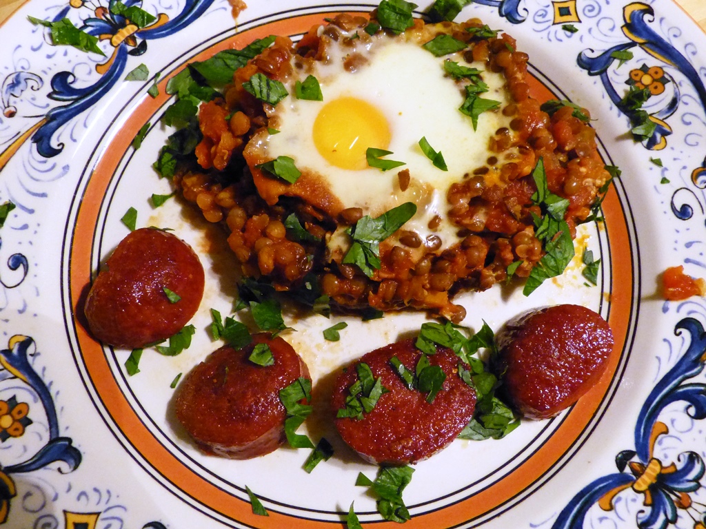 linseneintopf mit sucuk