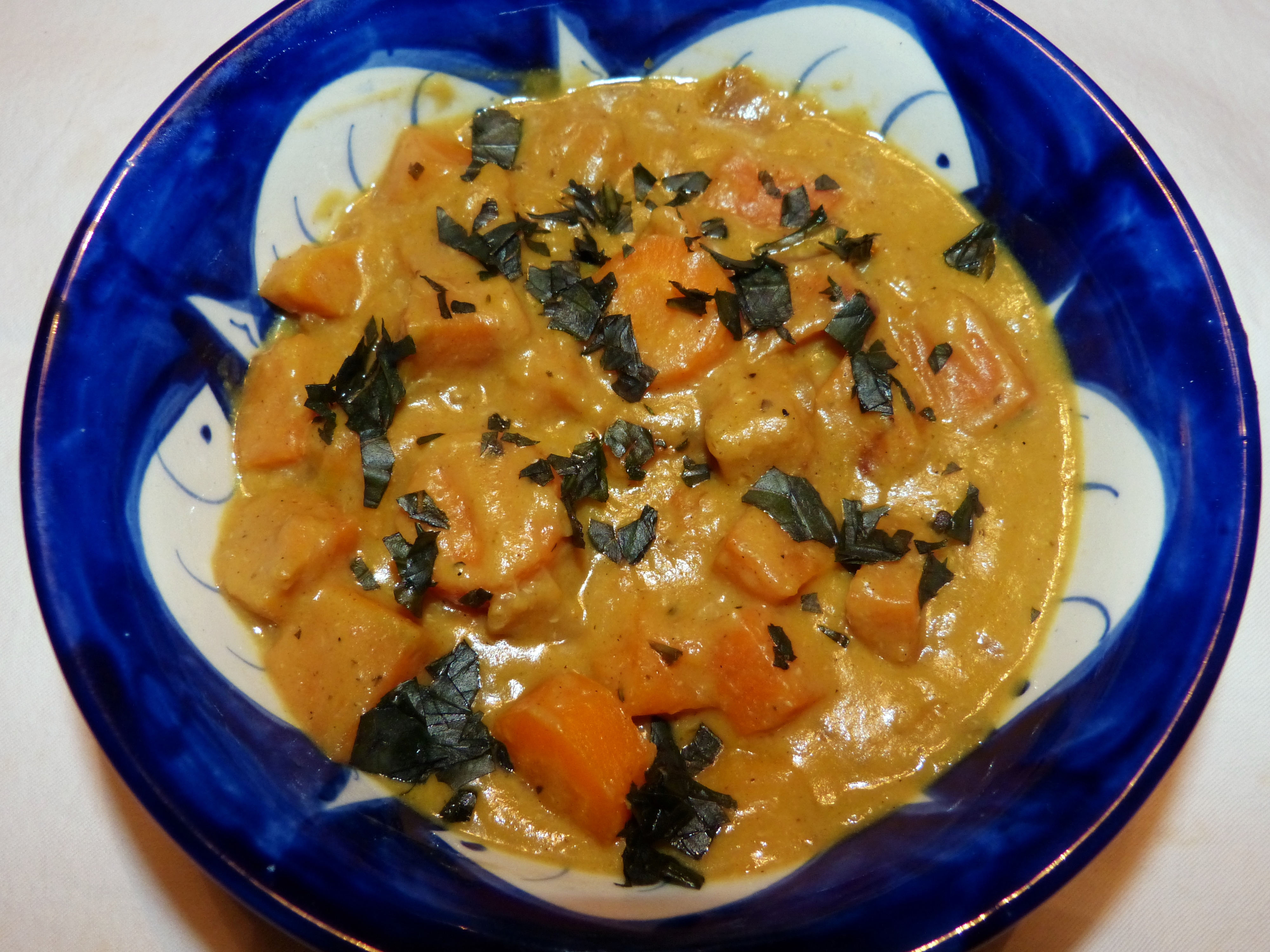 süßkartoffelcurry mit limette
