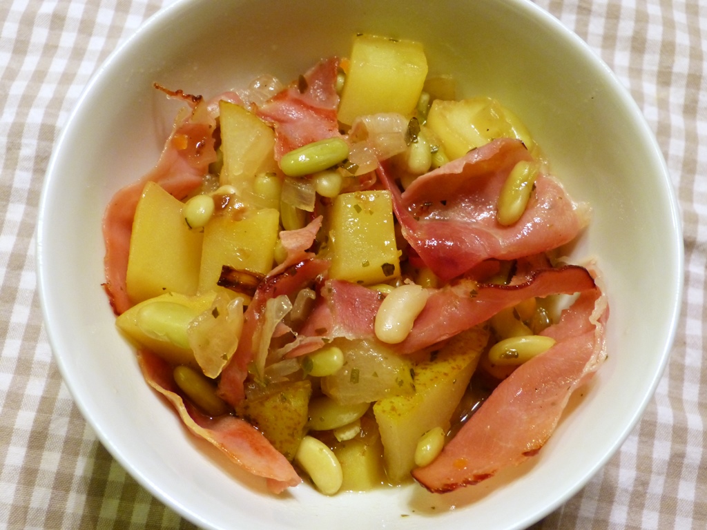birnen, bohnen, speck