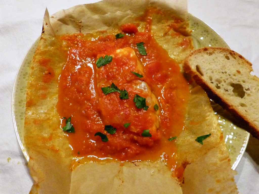 kabeljau en papillote