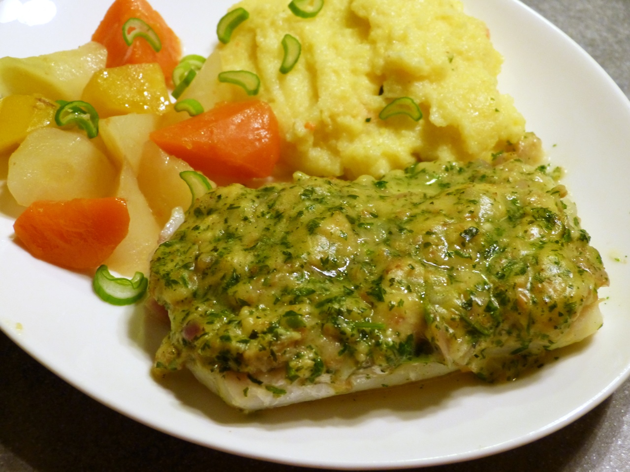 kabeljau in der senfkruste