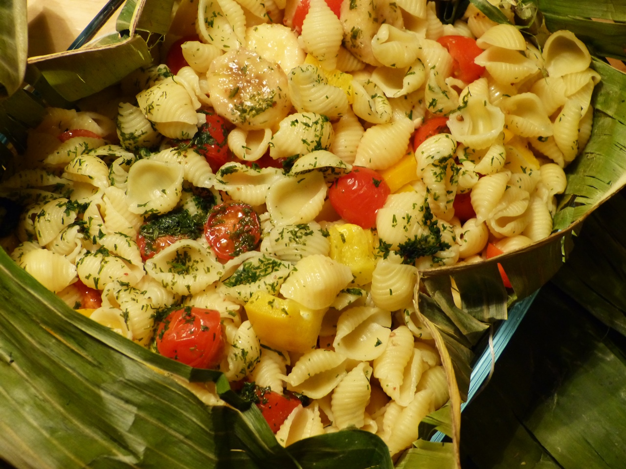 nudeln im bananenblatt