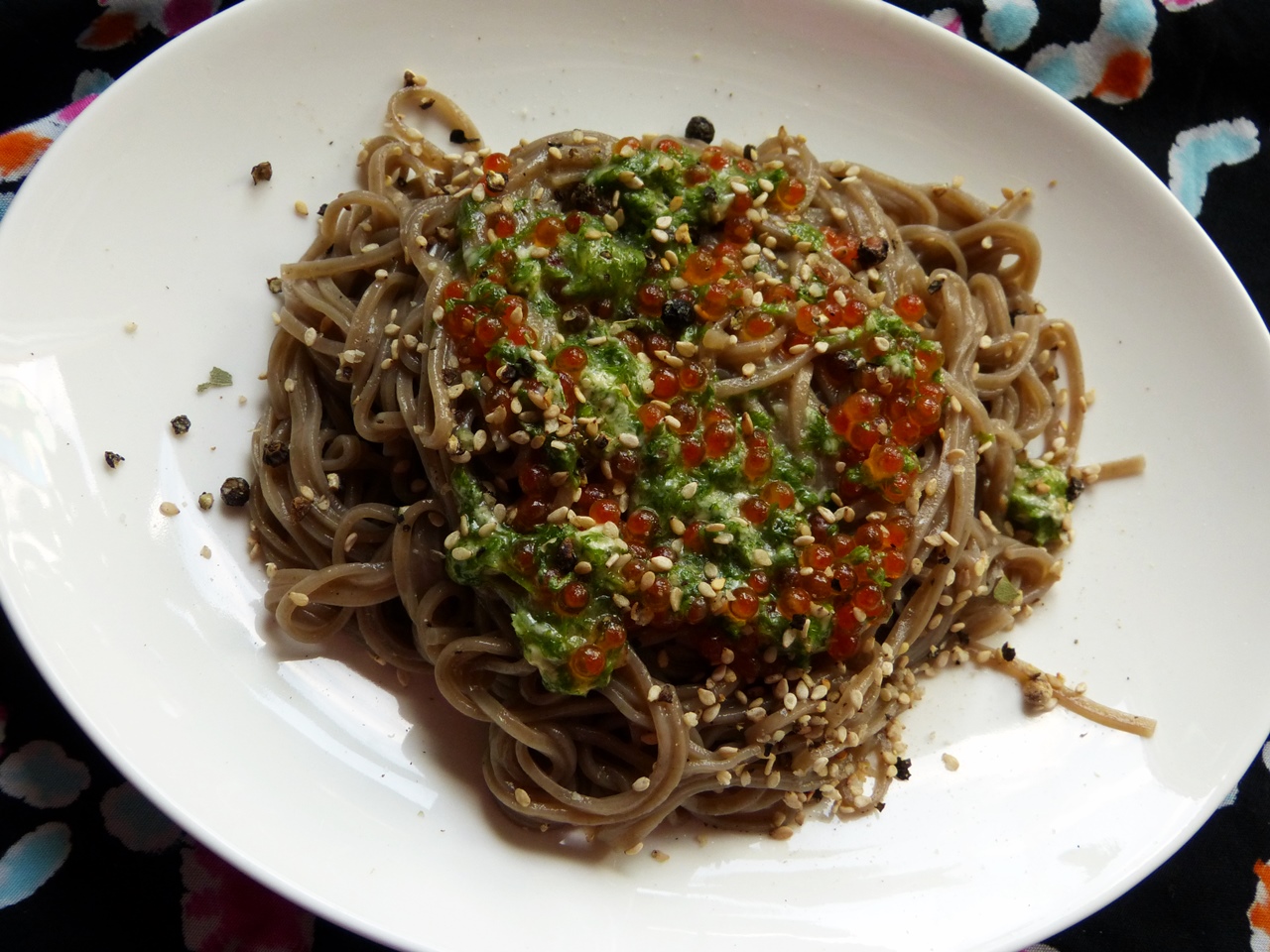 soba mit kaviarbutter
