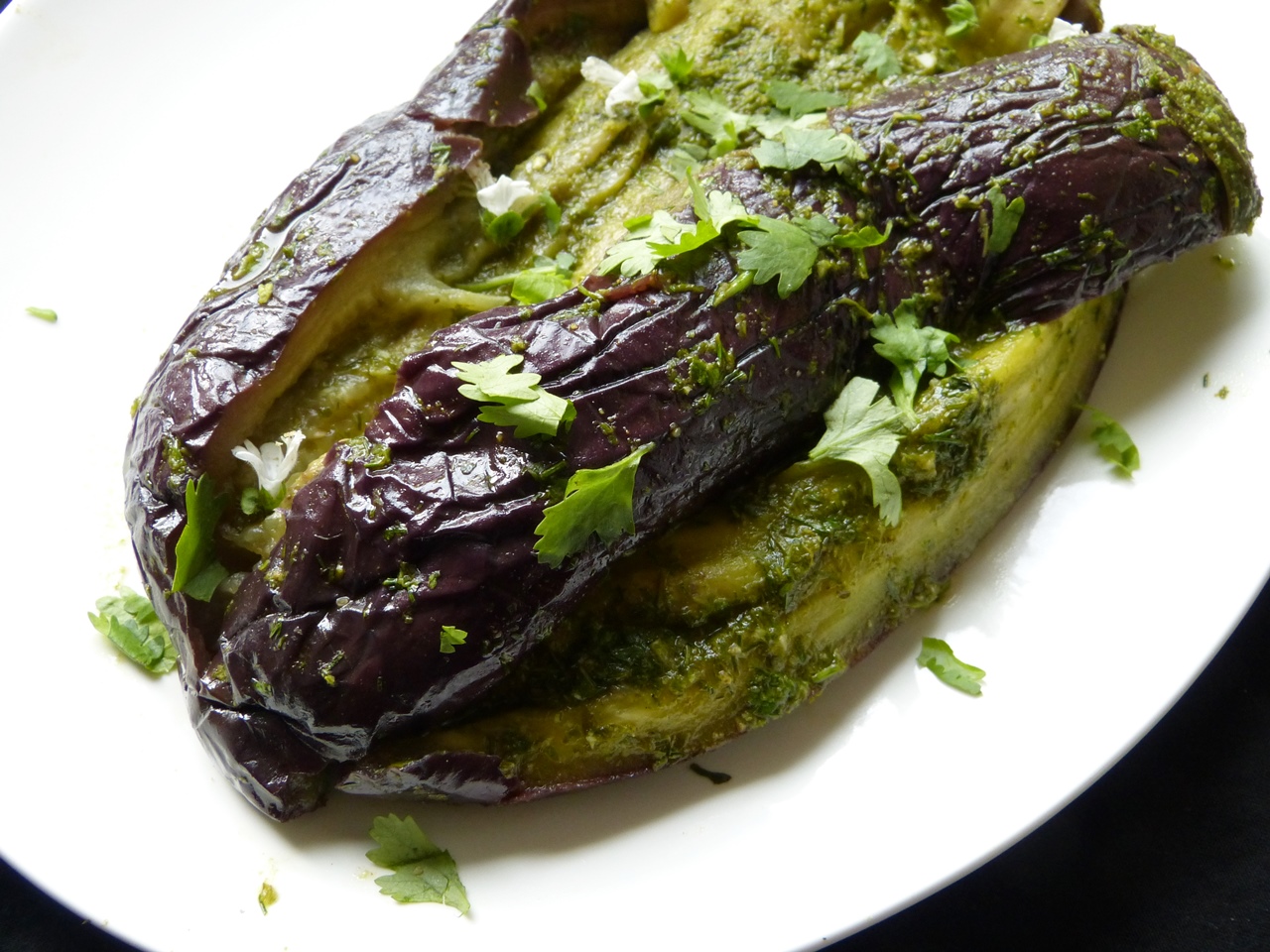 aubergine auf orientalische art