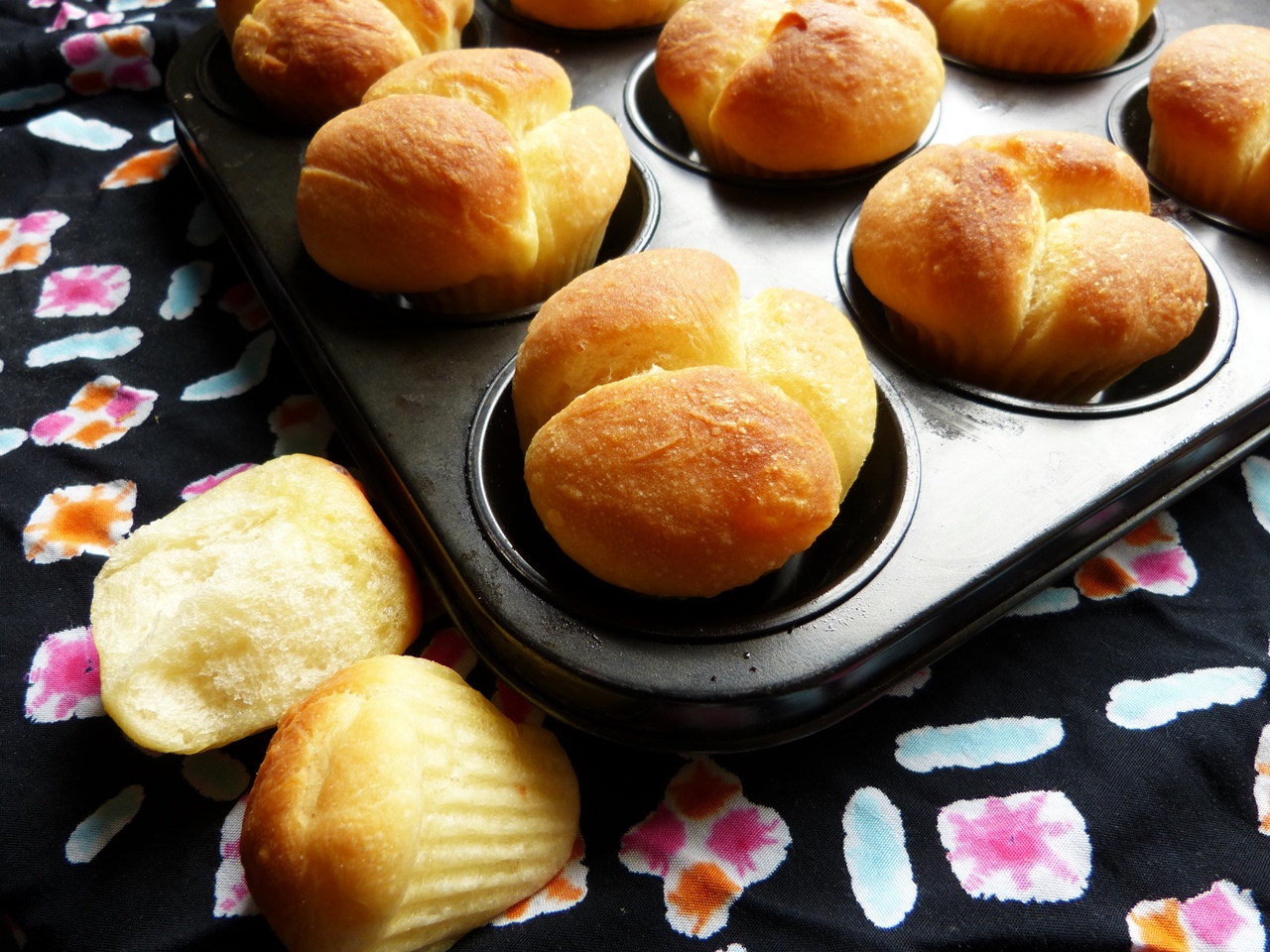 flaumige brötchen