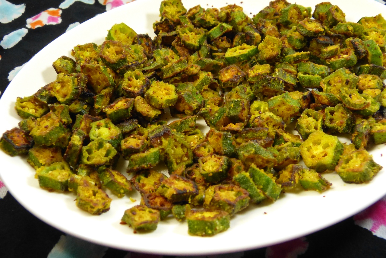 knusprige okras