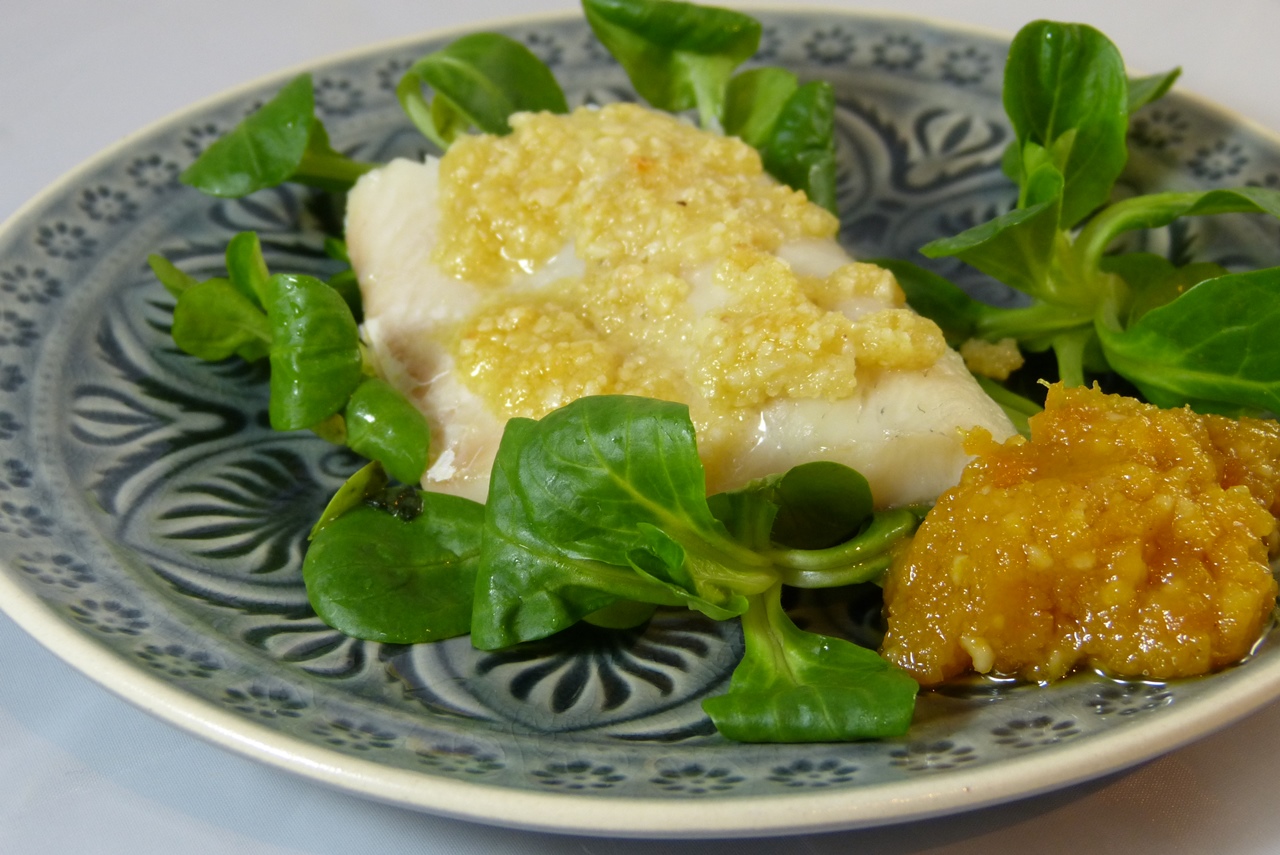 fisch mit aprikosenpesto