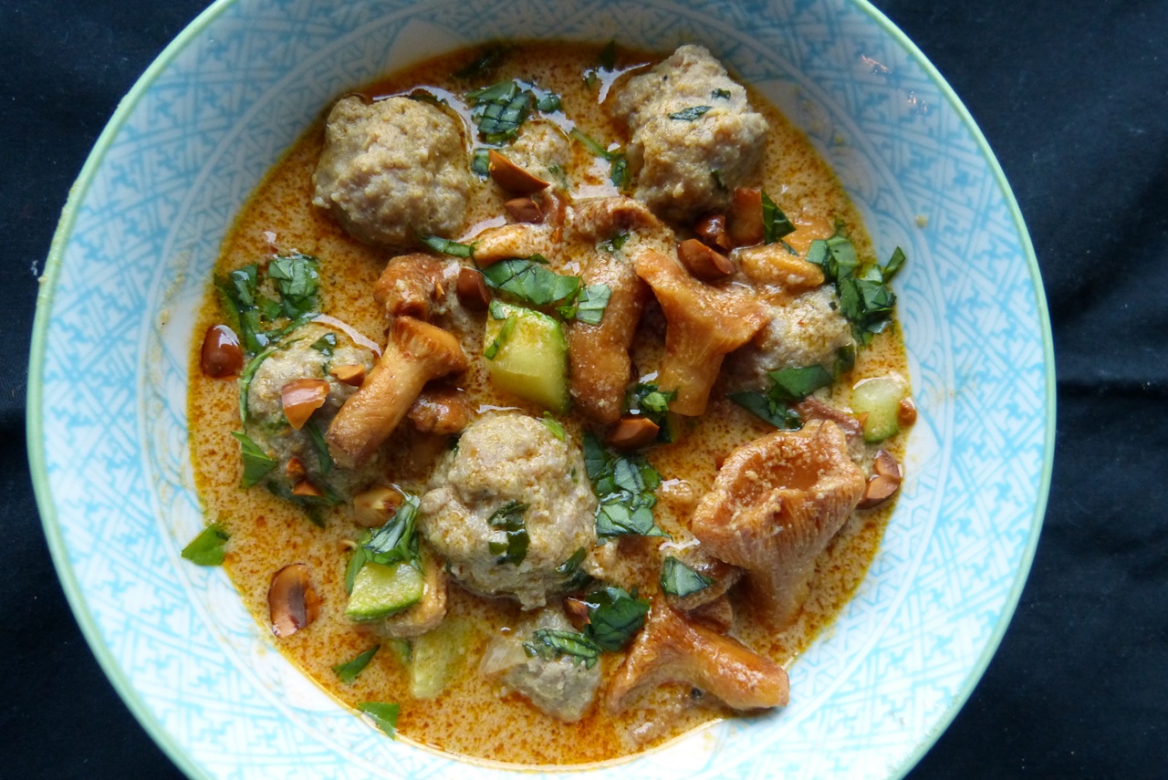 meatballs mit erdnuss
