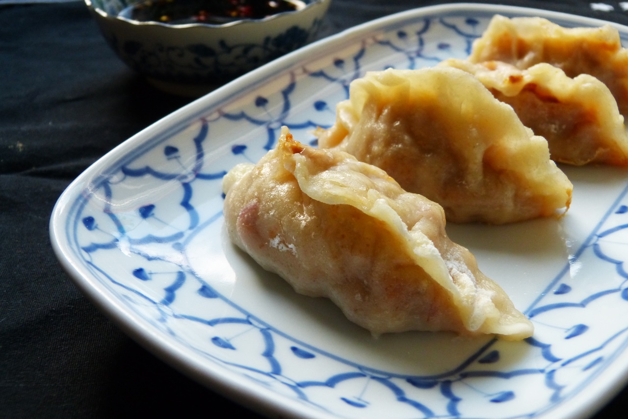 potstickers mit sauerkraut und chorizo2