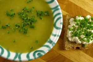 lauch-topinambursuppe